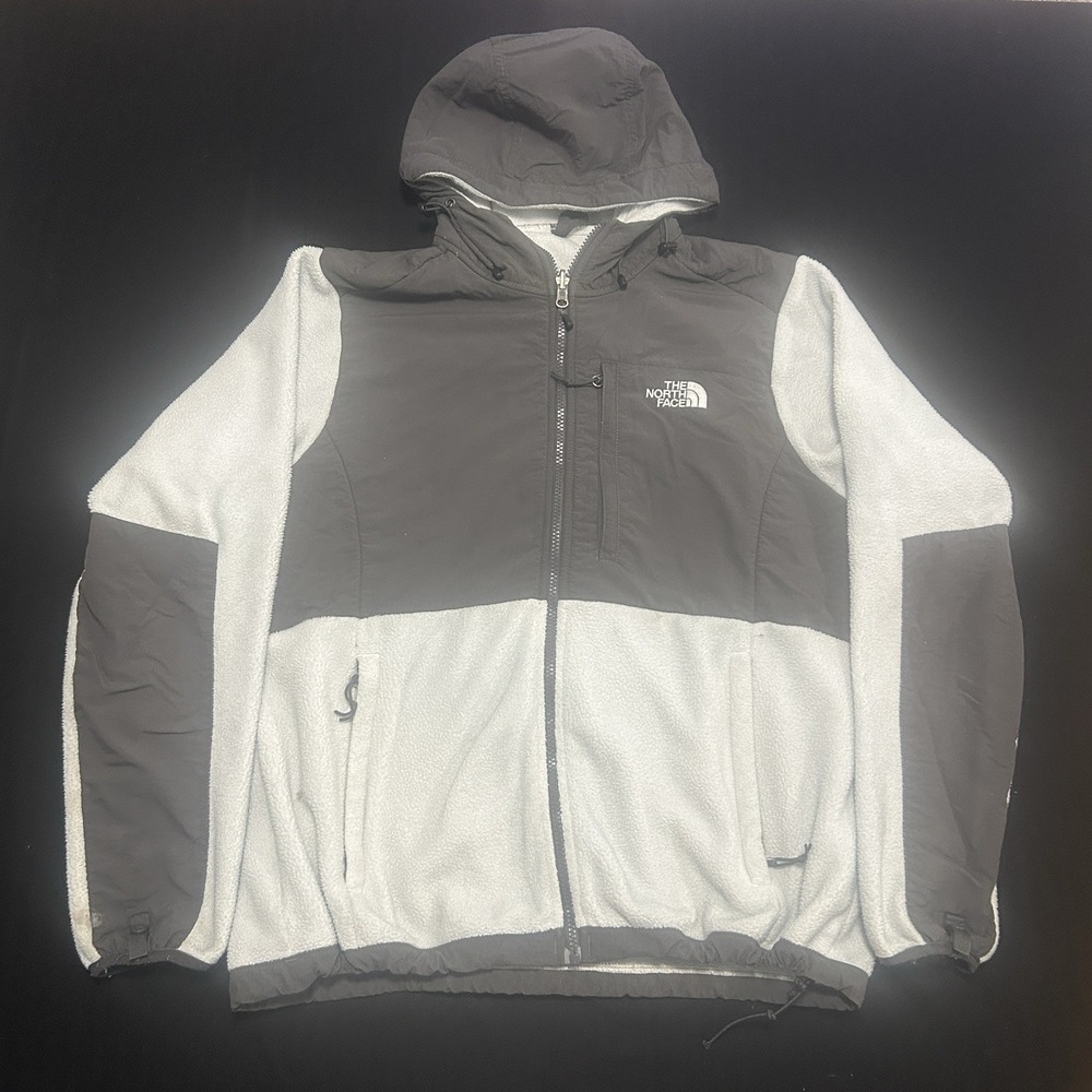 The North Face Denali Fleece Jacket Women's Large White Full Zip